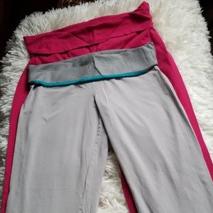 Women's Workout Pants Control Waistband Lot of 2